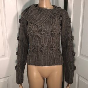 Buffalo David Bitton Grey Wool Sweater S